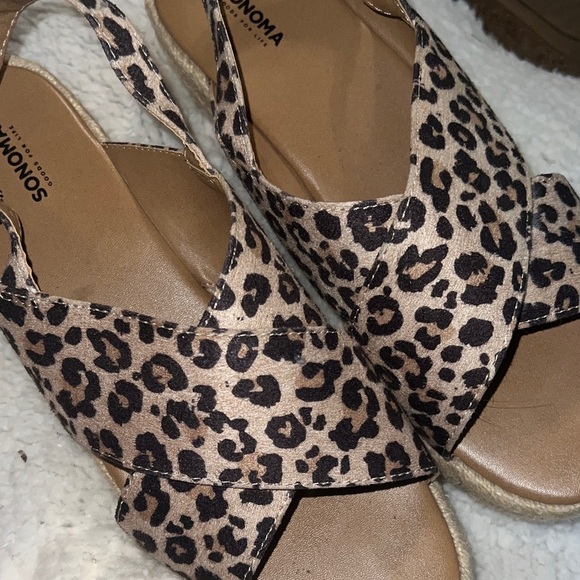 Sonoma Tan and Black Espadrilles with Leopard Print - Picture 4 of 10